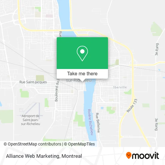 Alliance Web Marketing map