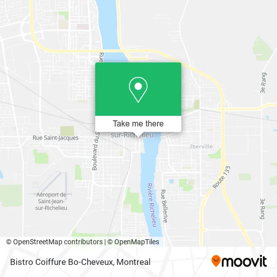 Bistro Coiffure Bo-Cheveux map