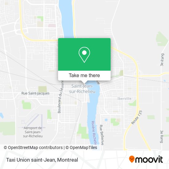 Taxi Union saint-Jean map