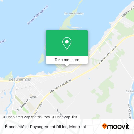 Étanchéité et Paysagement Dll Inc map