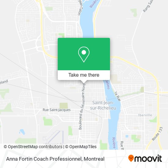 Anna Fortin Coach Professionnel map