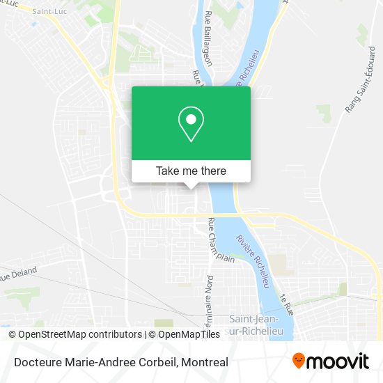 Docteure Marie-Andree Corbeil map
