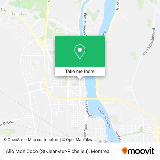 Allô Mon Coco (St-Jean-sur-Richelieu) map