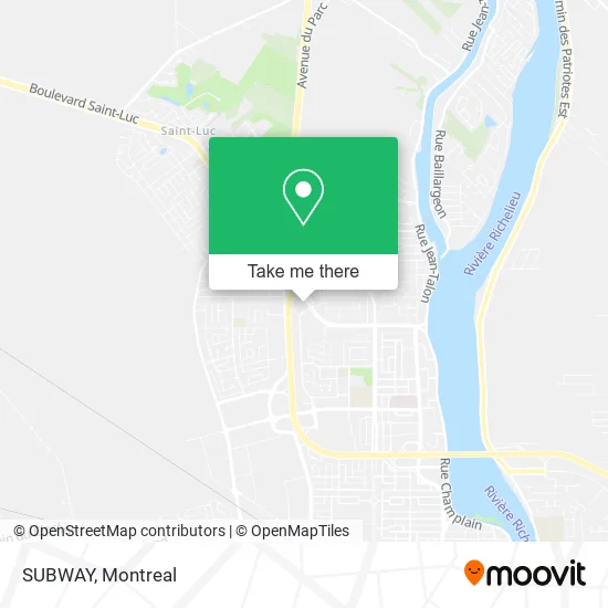 SUBWAY map