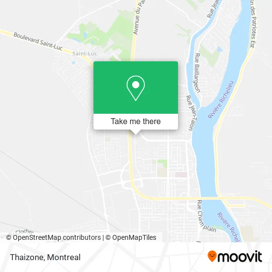 Thaizone map