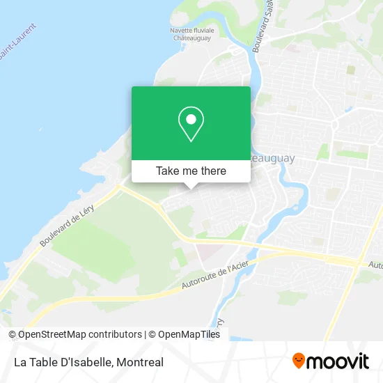 La Table D'Isabelle map