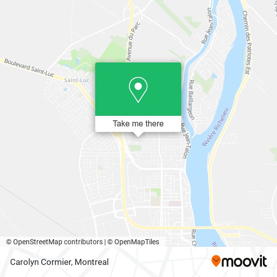 Carolyn Cormier map