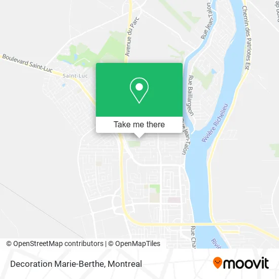 Decoration Marie-Berthe map