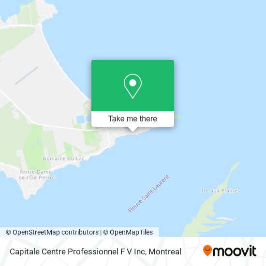 Capitale Centre Professionnel F V Inc map