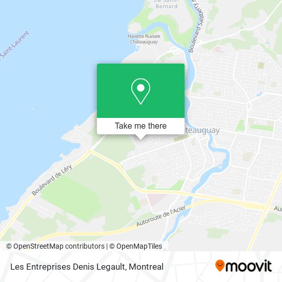 Les Entreprises Denis Legault map