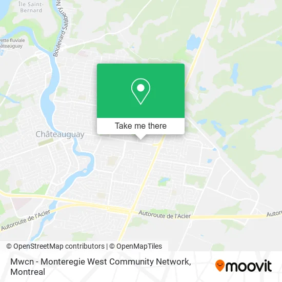 Mwcn - Monteregie West Community Network map