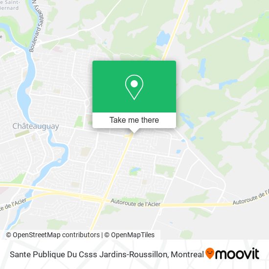 Sante Publique Du Csss Jardins-Roussillon map