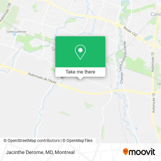Jacinthe Derome, MD map