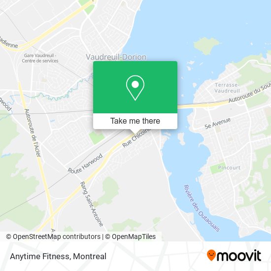 Anytime Fitness map