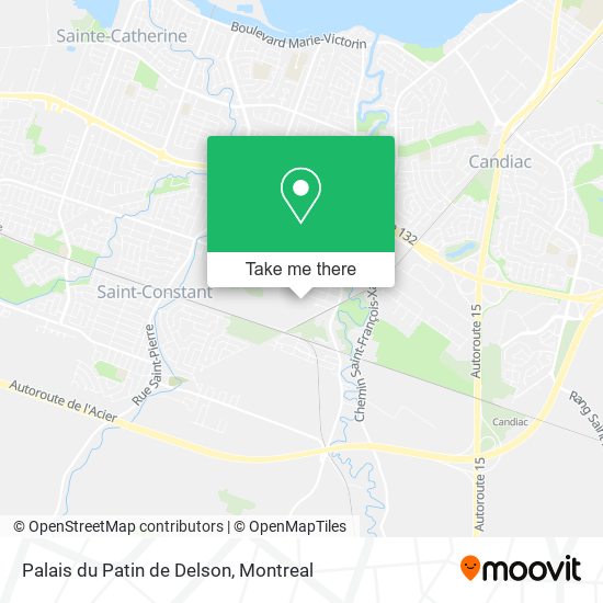 Palais du Patin de Delson map