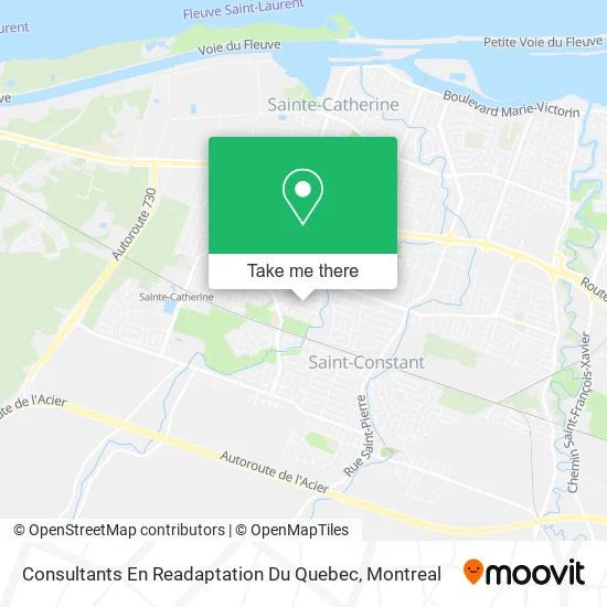Consultants En Readaptation Du Quebec map