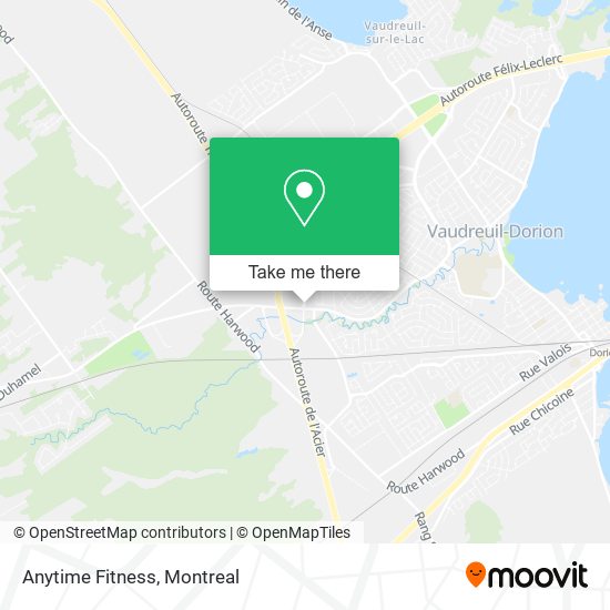 Anytime Fitness map