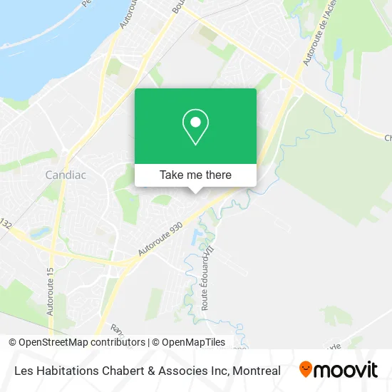 Les Habitations Chabert & Associes Inc map