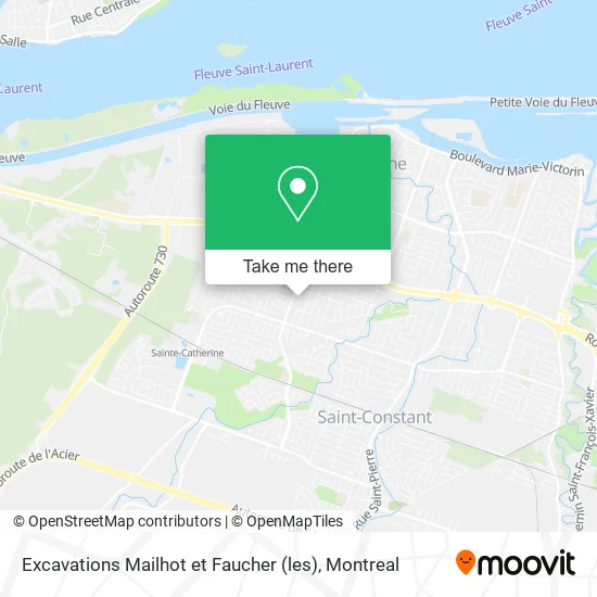 Excavations Mailhot et Faucher (les) map