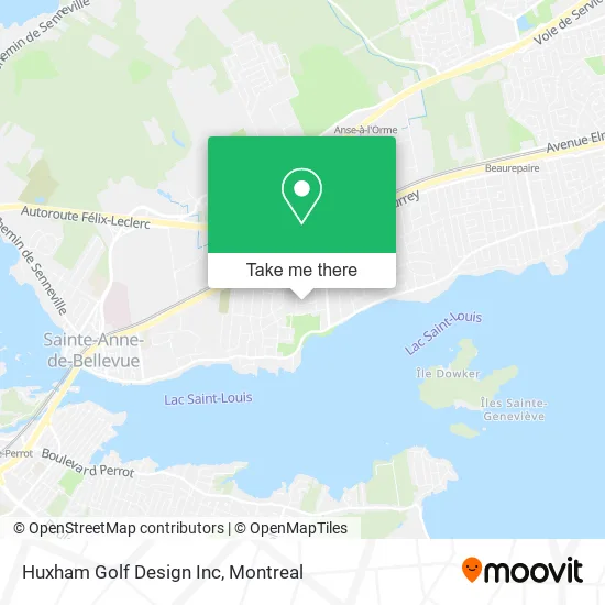 Huxham Golf Design Inc map