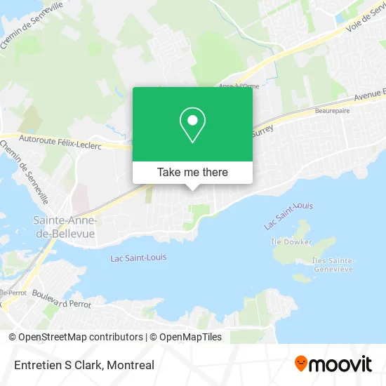 Entretien S Clark map