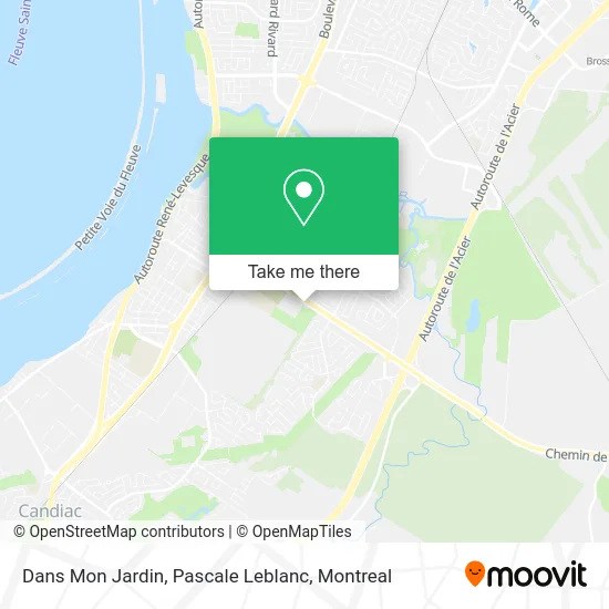 Dans Mon Jardin, Pascale Leblanc map