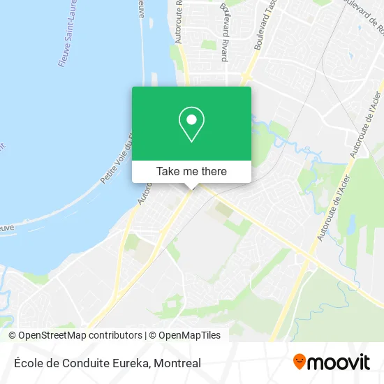 École de Conduite Eureka map