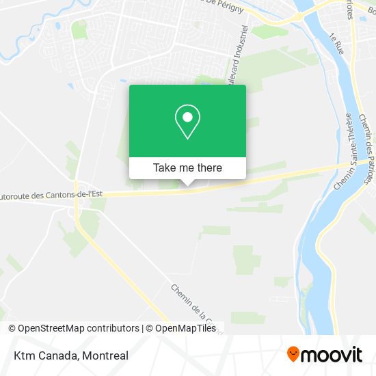 Ktm Canada map