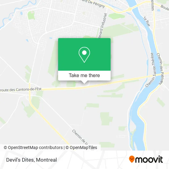 Devil's Dites map