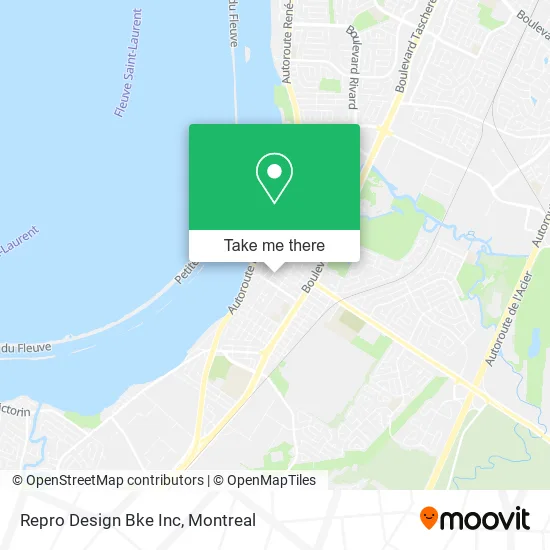 Repro Design Bke Inc map