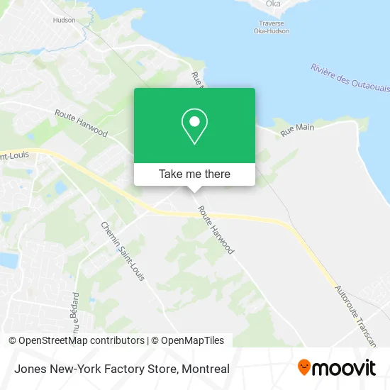 Jones New-York Factory Store map