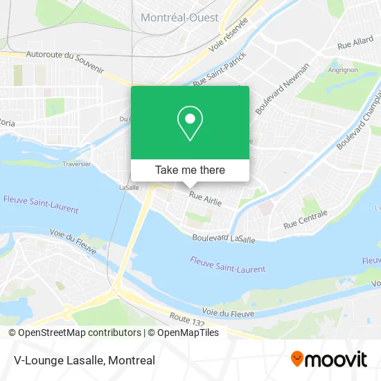 V-Lounge Lasalle map