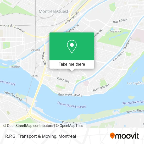 R.P.G. Transport & Moving map
