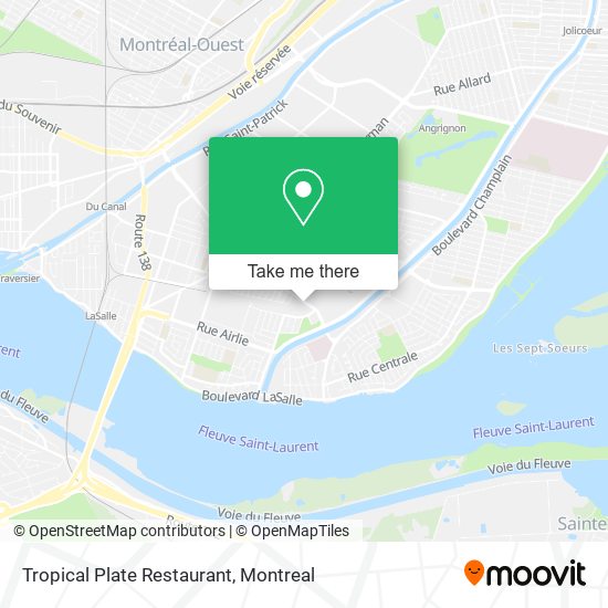 Tropical Plate Restaurant map