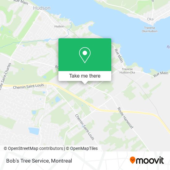 Bob's Tree Service map