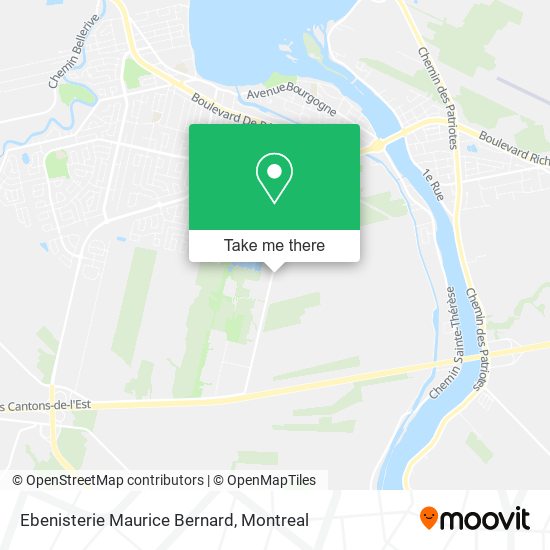 Ebenisterie Maurice Bernard map