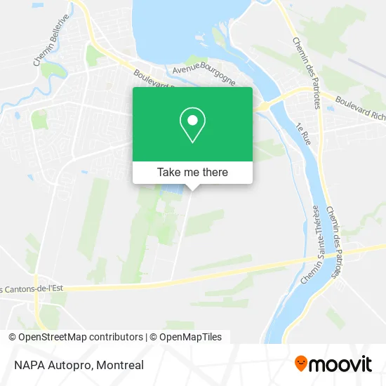 NAPA Autopro map