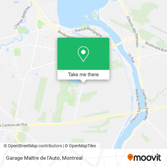 Garage Maître de l'Auto map