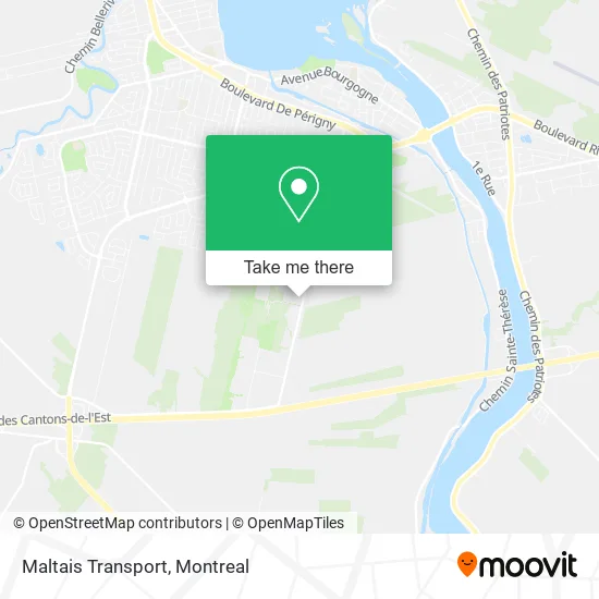 Maltais Transport map