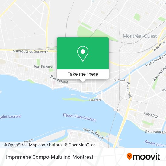 Imprimerie Compo-Multi Inc map