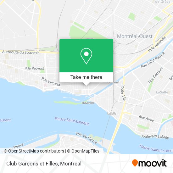 Club Garçons et Filles map