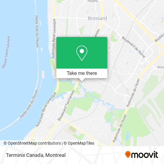 Terminix Canada map