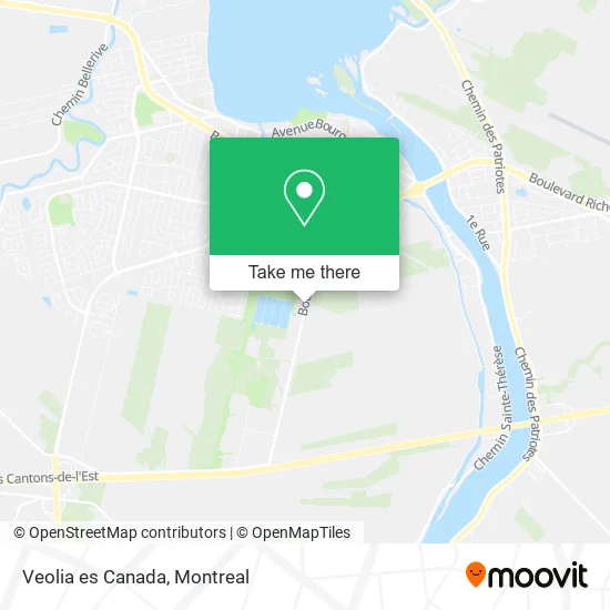 Veolia es Canada map