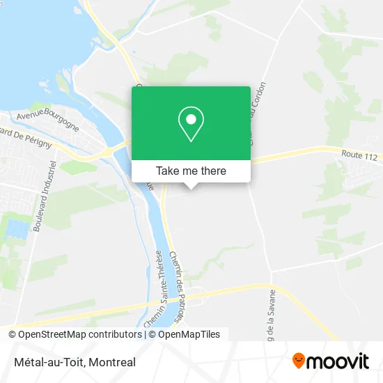 Métal-au-Toit map