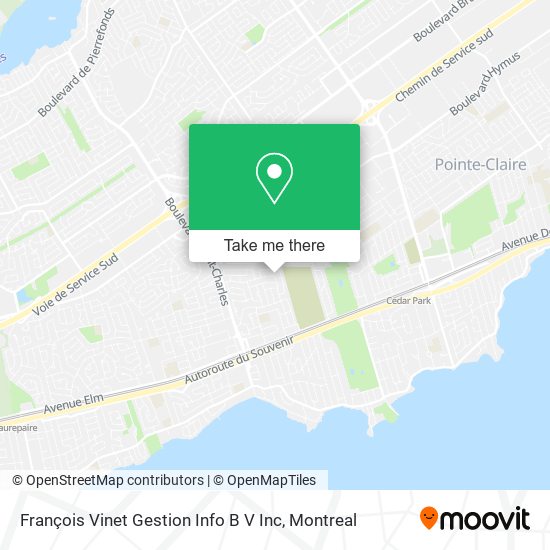 François Vinet Gestion Info B V Inc map