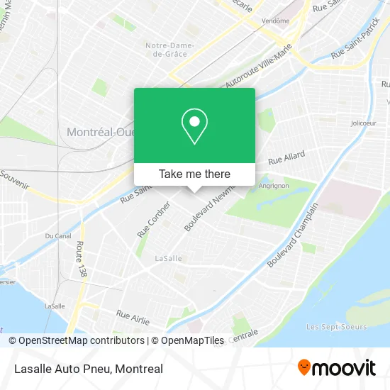 Lasalle Auto Pneu map