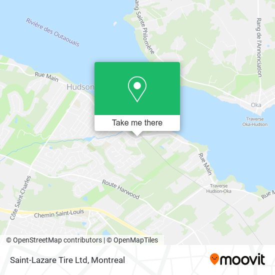 Saint-Lazare Tire Ltd map