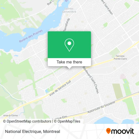 National Electrique map