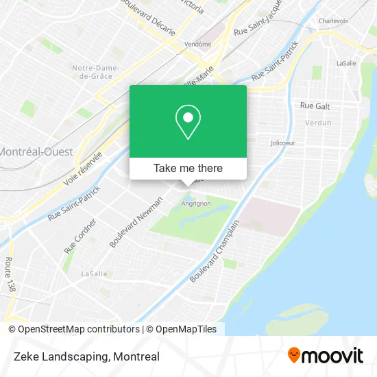 Zeke Landscaping map