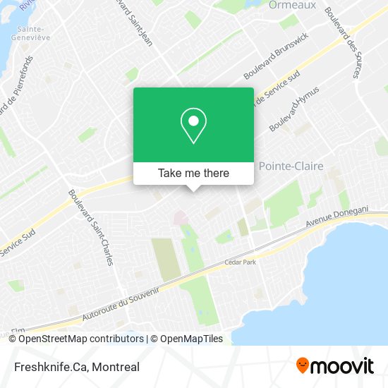 Freshknife.Ca map